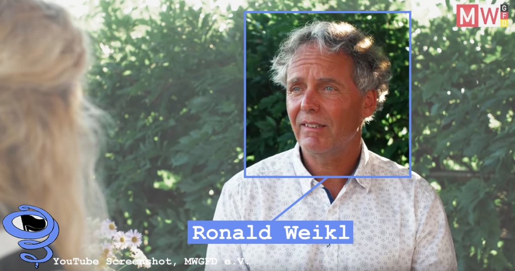 Ronald Weikl in einem Intweview mit Vivien Vogt (YouTube Screenshot)